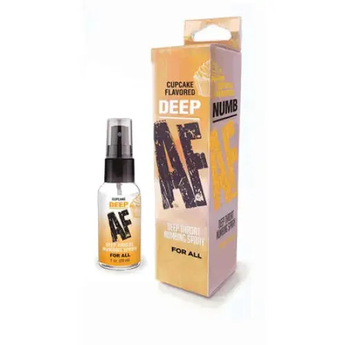 Little Genie Male Sex Toys Deep AF Deep Throat Spray Cupcake 1 oz