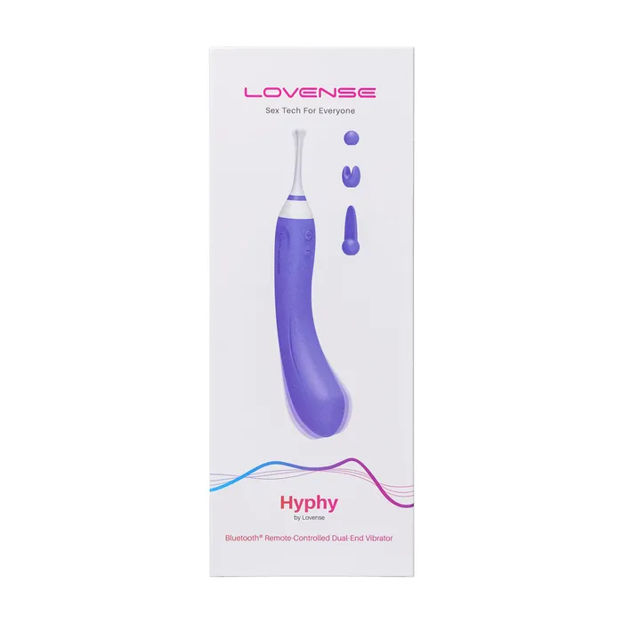 Lovense Hyphy Bluetooth RemoteControlled DualEnd Vibrator Lovense Couples