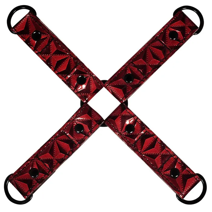 Luxury Hogtie Cuff Set in Burgundy Shots Toys Female Sex Toys Luxury Hogtie Cuff Set in Burgundy Shots Toys Female Sex Toys