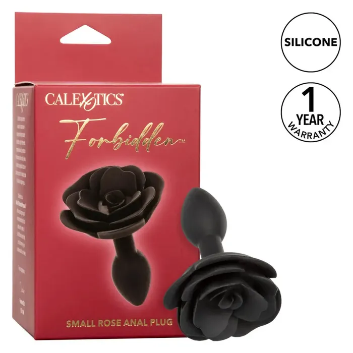 Male Sex Toys CalExotics Forbidden Small Rose Anal Plug