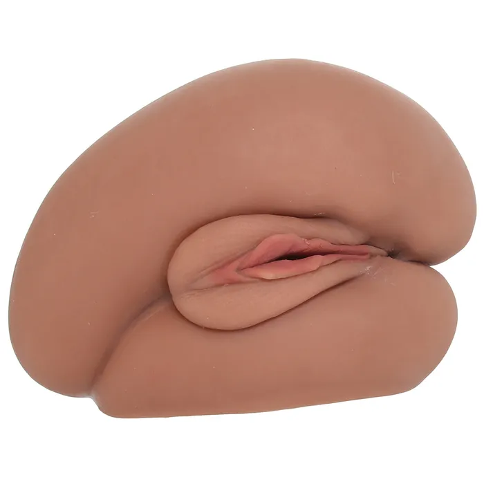Male Sex Toys CalExotics Stroke It Side Banger Pussy Ass Masturbator in Brown