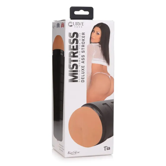 Male Sex Toys Curve Toys Tia Deluxe Ass Stroker Medium