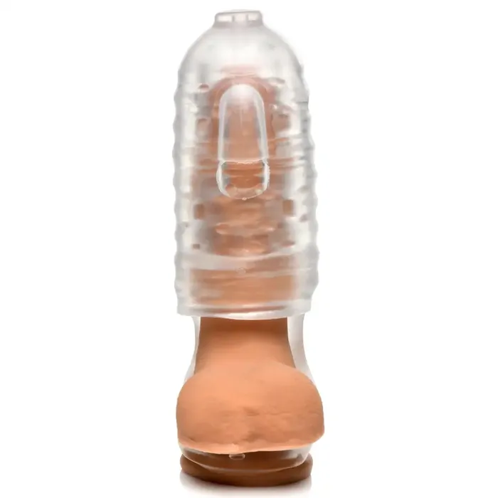 Male Sex Toys LoveBotz Milker Masturbator With Ball Strap