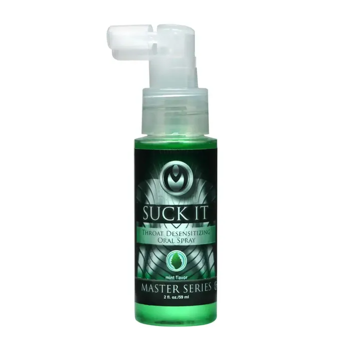 Male Sex Toys Master Series Suck It Throat Desensitizing Oral Sex Spray 2 Oz Male Sex Toys Master Series Suck It Throat Desensitizing Oral Sex Spray 2 Oz