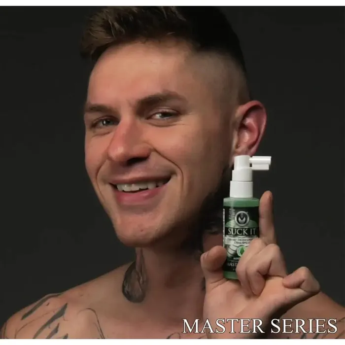 Male Sex Toys Master Series Suck It Throat Desensitizing Oral Sex Spray 2 Oz Male Sex Toys Master Series Suck It Throat Desensitizing Oral Sex Spray 2 Oz