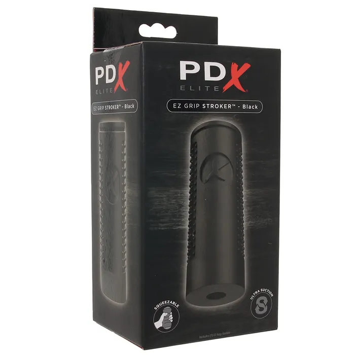 Male Sex Toys Pipedream PDX Elite EZ Grip Stroker in Black