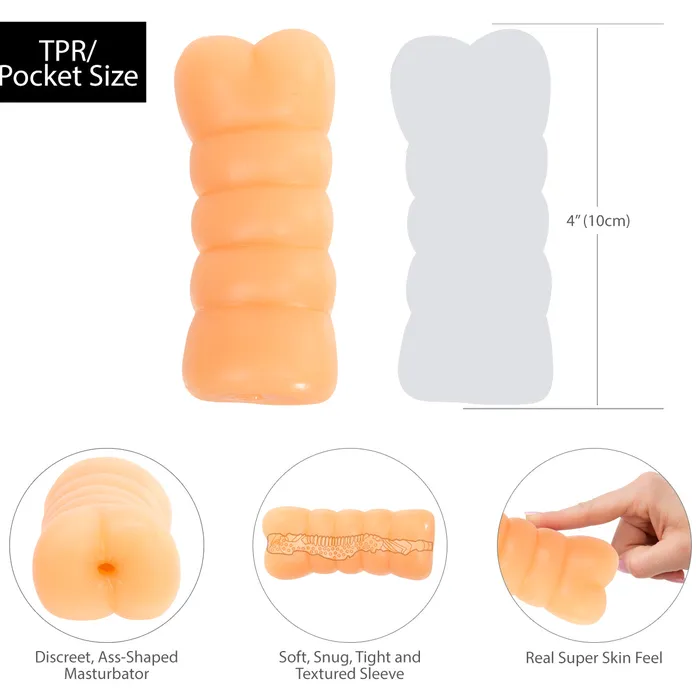 Male Sex Toys Pure Love TOGO Pocket Size Masturbator Ass PL