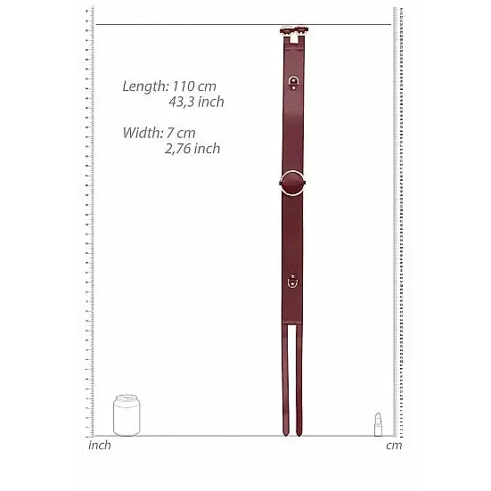 Male Sex Toys SHOTS AMERICA Ouch Halo Waist Belt Lxl Burgundy Male Sex Toys SHOTS AMERICA Ouch Halo Waist Belt Lxl Burgundy