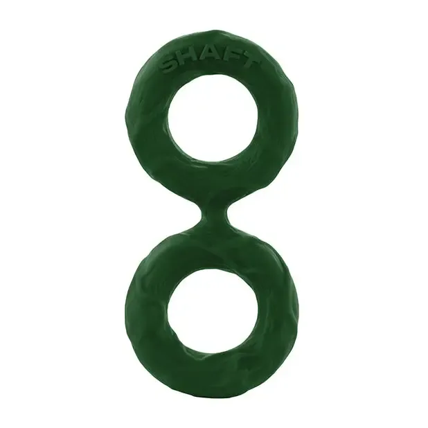 Male Sex Toys Vvole Shaft Double CRingSmall Green