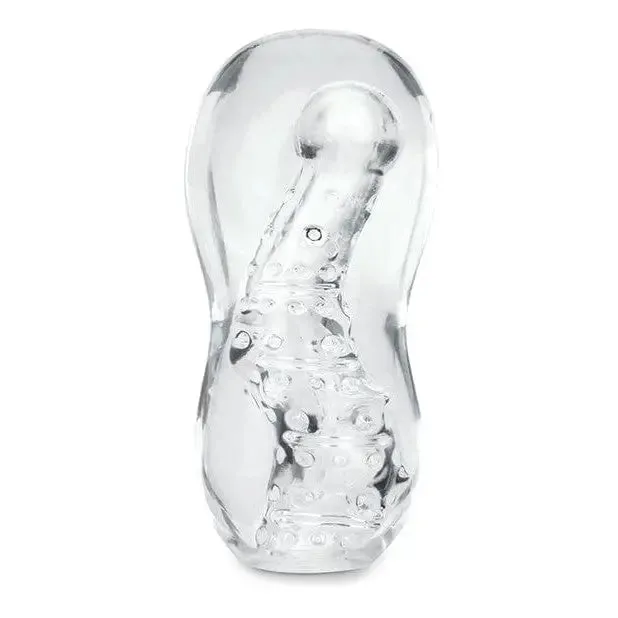 Male Sex Toys ZOLO ZOLO Gripz Clear Stroker