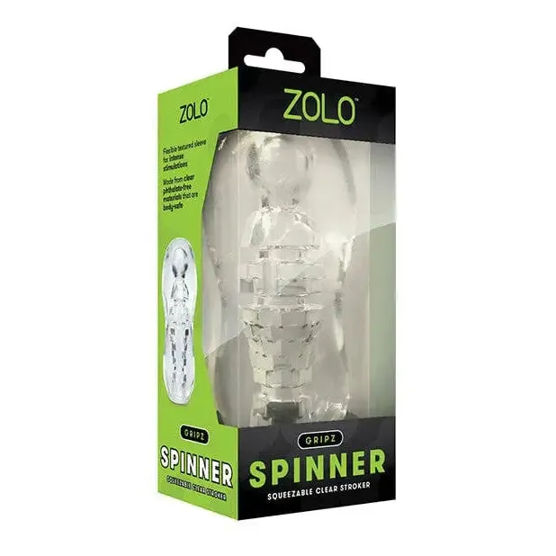 Male Sex Toys ZOLO ZOLO Gripz Clear Stroker