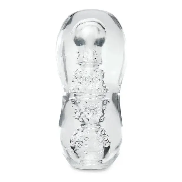 Male Sex Toys ZOLO ZOLO Gripz Clear Stroker