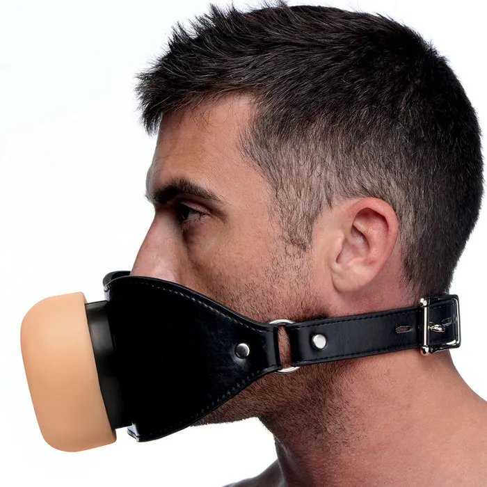Master Series Ass Face Mouth Gag XR Brands Male Sex Toys