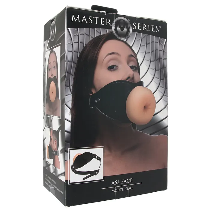 Master Series Ass Face Mouth Gag XR Brands Male Sex Toys