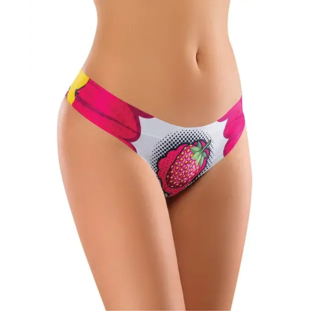 memme Male Sex Toys Mememe Intrigue Kissberry Printed Thong