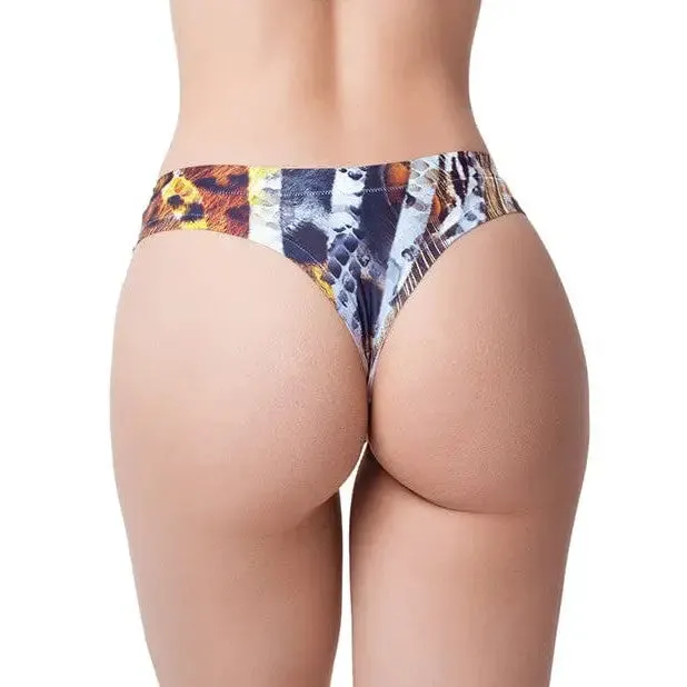 Mememe Go Wild Snake Printed Thong memme Male Sex Toys Mememe Go Wild Snake Printed Thong memme Male Sex Toys