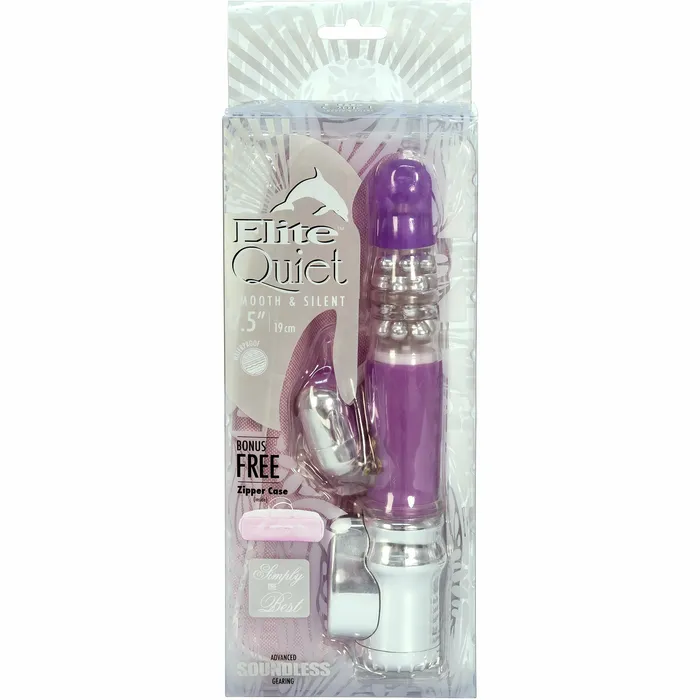 Nanma Elite Quiet Dolphin Vibrator Purple Nanma Vibrators