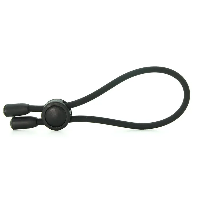 Nasstoys Female Sex Toys Adjustable Silicone Cock Tie in Black Nasstoys Female Sex Toys Adjustable Silicone Cock Tie in Black