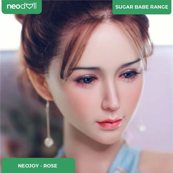 Neodoll Sugar Babe Neodoll Sugar Babe Rose Silicone TPE Hybrid Sex Doll Uterus Gel Breast 161cm Silicone Colour Male Sex Toys