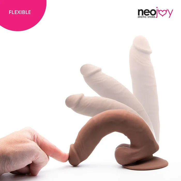 Neojoy Female Sex Toys Neojoy Bigshot Realistic Dildo With StrapOn Dong Harness Sex Toy Brown