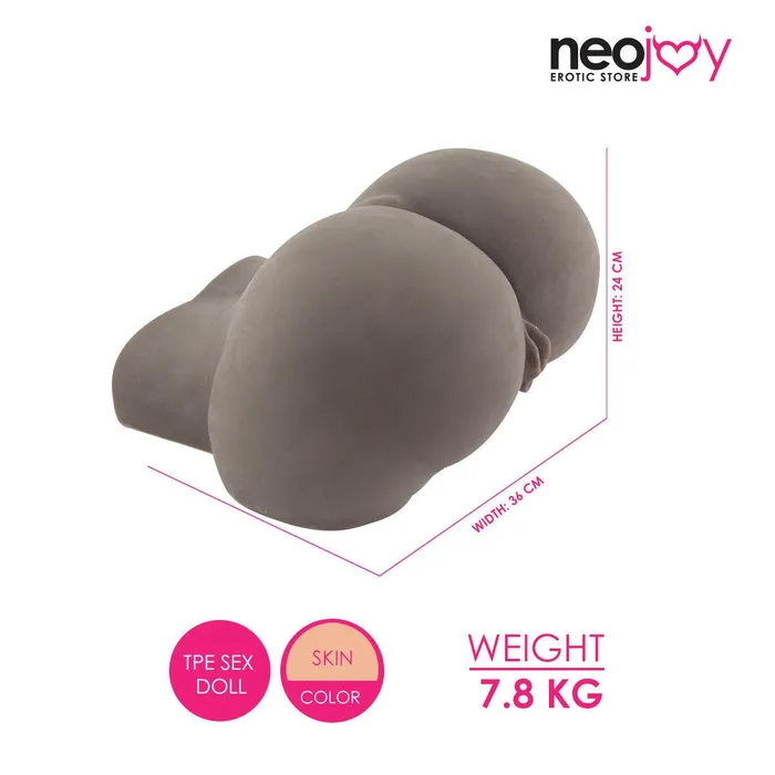 Neojoy Fun Realistic Sex Doll with Butt Vagina TPE Flesh Medium 78 Kg Neojoy Male Sex Toys