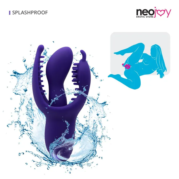 Neojoy Gspot 10 Vibration functions Silicone Clitoral Stimulator Purple Neojoy Vibrators