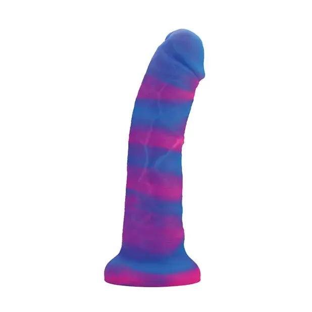 Nobu Rainbow 8 Dildo Wsuction Cup Cosmic Nob Dildos