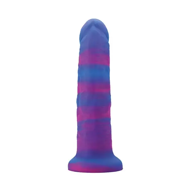 Nobu Rainbow 8 Dildo Wsuction Cup Cosmic Nob Dildos