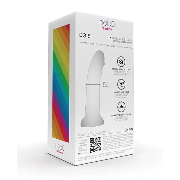 Nobu Rainbow 8 Dildo Wsuction Cup Cosmic Nob Dildos