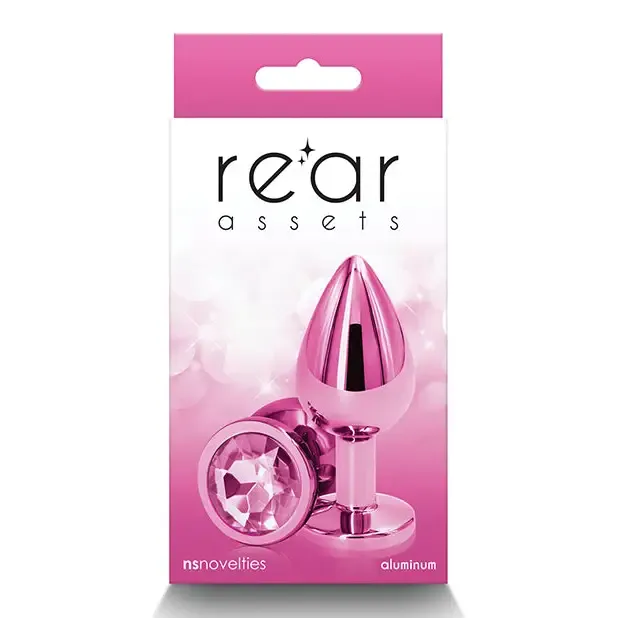 NS Novelties Male Sex Toys Rear Assets Metal Anal Plug Medium Teal