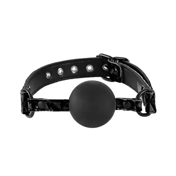 NS Novelties Sinful Soft Silicone Gag Black Anal NS Novelties Sinful Soft Silicone Gag Black Anal