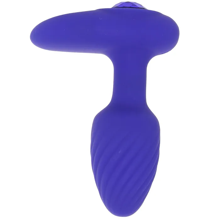 Oh My Gem Mystery Vibrating Plug in Sapphire Blush Female Sex Toys