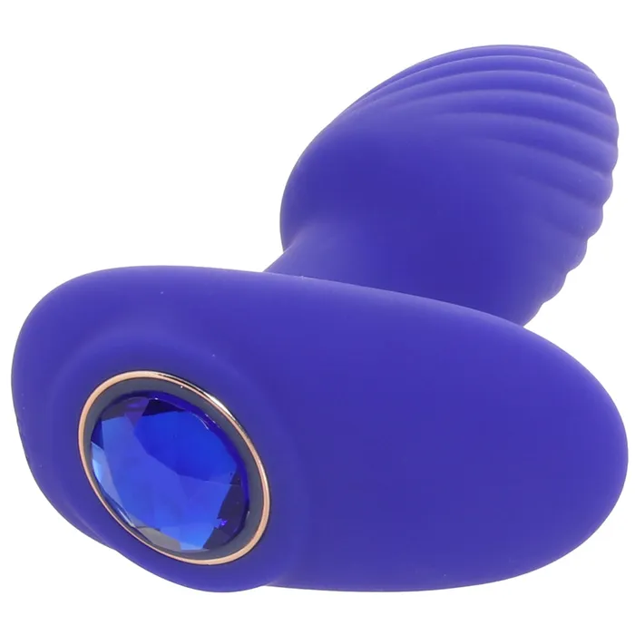 Oh My Gem Mystery Vibrating Plug in Sapphire Blush Female Sex Toys
