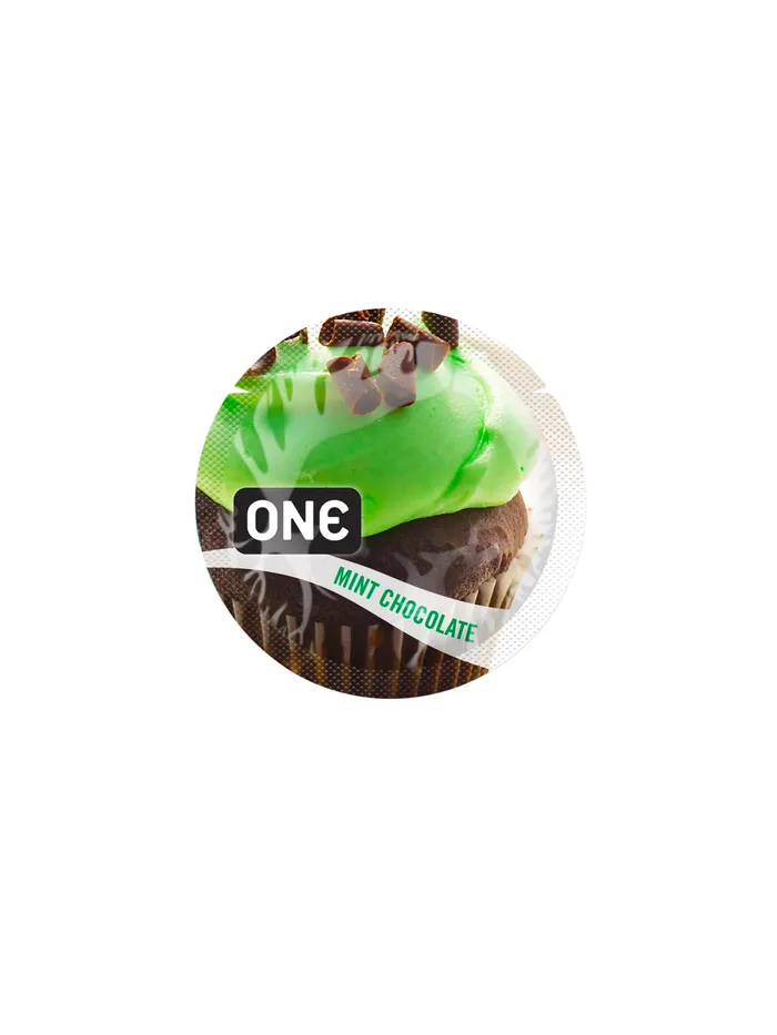 One FlavourWaves Mint Chocolate Condom ONE Vibrators