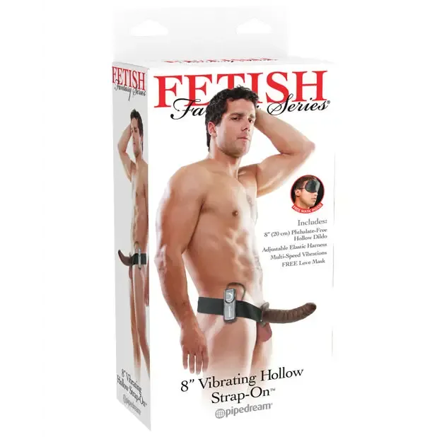 PD Products LLC Female Sex Toys Pipedream Fetish Fantasy Series 8 in Vibrating Hollow StrapOn BrownBlack PD Products LLC Female Sex Toys Pipedream Fetish Fantasy Series 8 in Vibrating Hollow StrapOn BrownBlack