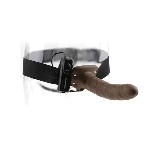 PD Products LLC Female Sex Toys Pipedream Fetish Fantasy Series 8 in Vibrating Hollow StrapOn BrownBlack PD Products LLC Female Sex Toys Pipedream Fetish Fantasy Series 8 in Vibrating Hollow StrapOn BrownBlack