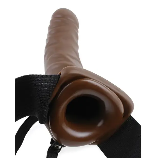 PD Products LLC Female Sex Toys Pipedream Fetish Fantasy Series 8 in Vibrating Hollow StrapOn BrownBlack PD Products LLC Female Sex Toys Pipedream Fetish Fantasy Series 8 in Vibrating Hollow StrapOn BrownBlack