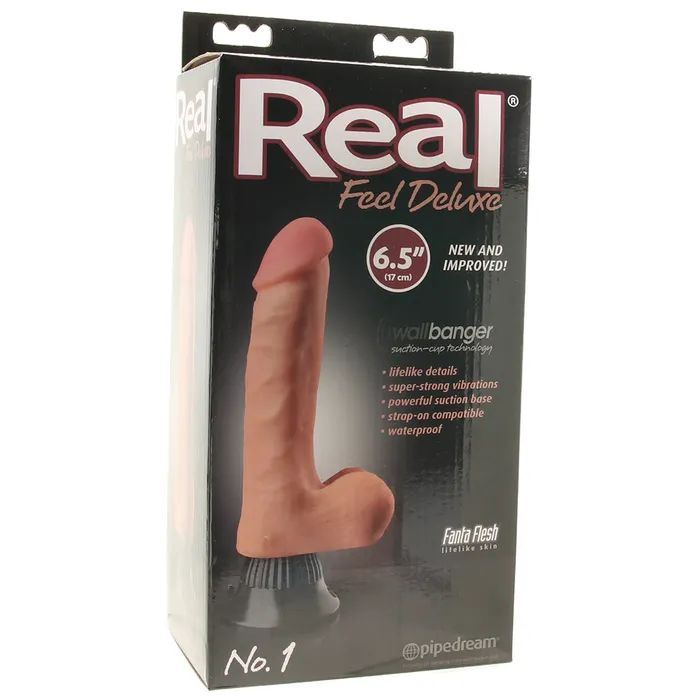 Pipedream Dildos Real Feel Deluxe 65 Inch Vibrating Wall Banger Dildo in Li Pipedream Dildos Real Feel Deluxe 65 Inch Vibrating Wall Banger Dildo in Li