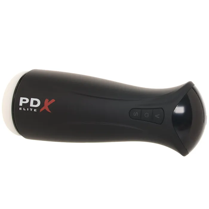 Pipedream Male Sex Toys PDX Elite FapGasm Auto Stroker in Frosted
