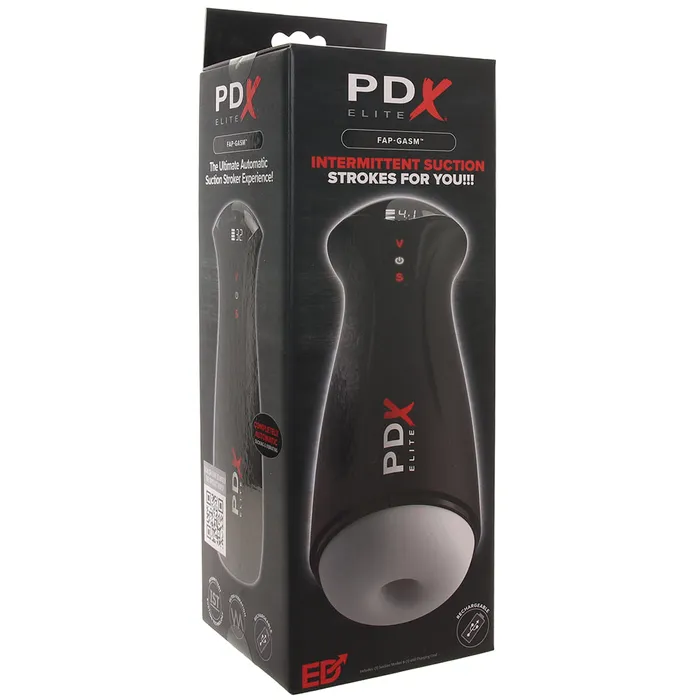 Pipedream Male Sex Toys PDX Elite FapGasm Auto Stroker in Frosted