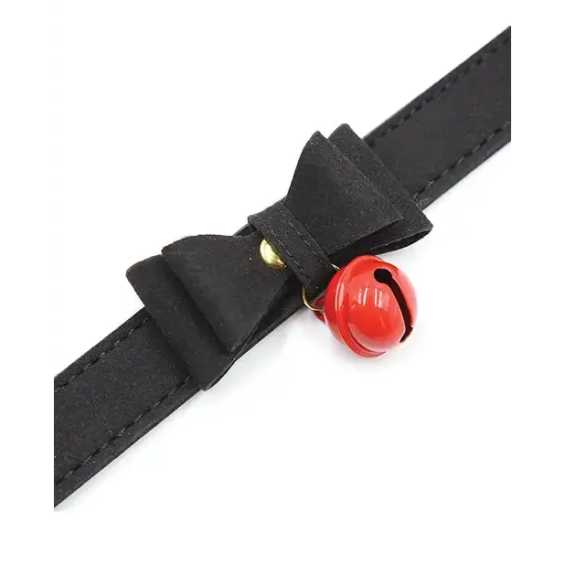 Plesur Anal Plesur Cat Bell Bow Tie Collar Black Plesur Anal Plesur Cat Bell Bow Tie Collar Black