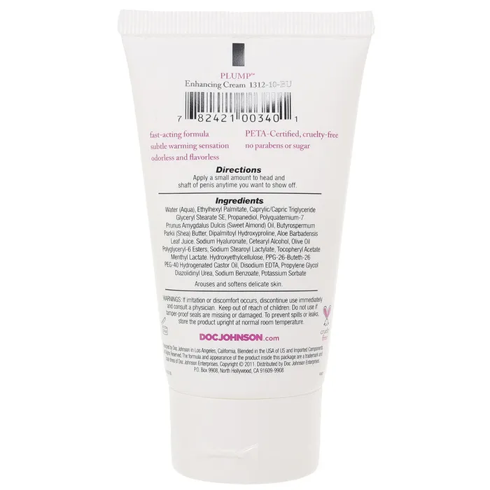Plump Enhancement Cream for Men 2oz Doc Johnson Female Sex Toys