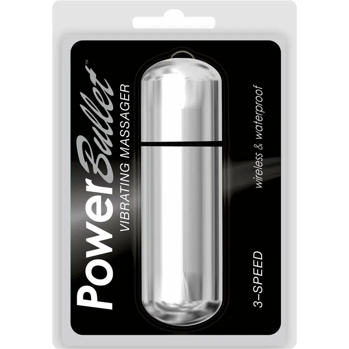 Power Bullet 3Speed 6inch Bullet Vibrator Battery Operated Silver PowerBullet Female Sex Toys Power Bullet 3Speed 6inch Bullet Vibrator Battery Operated Silver PowerBullet Female Sex Toys