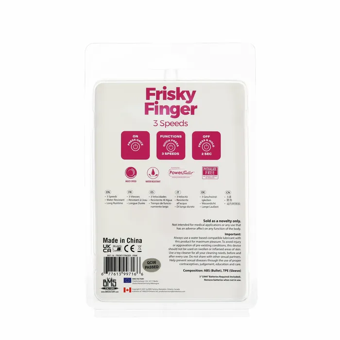 PowerBullet Frisky Finger Pink PowerBullet Vibrators