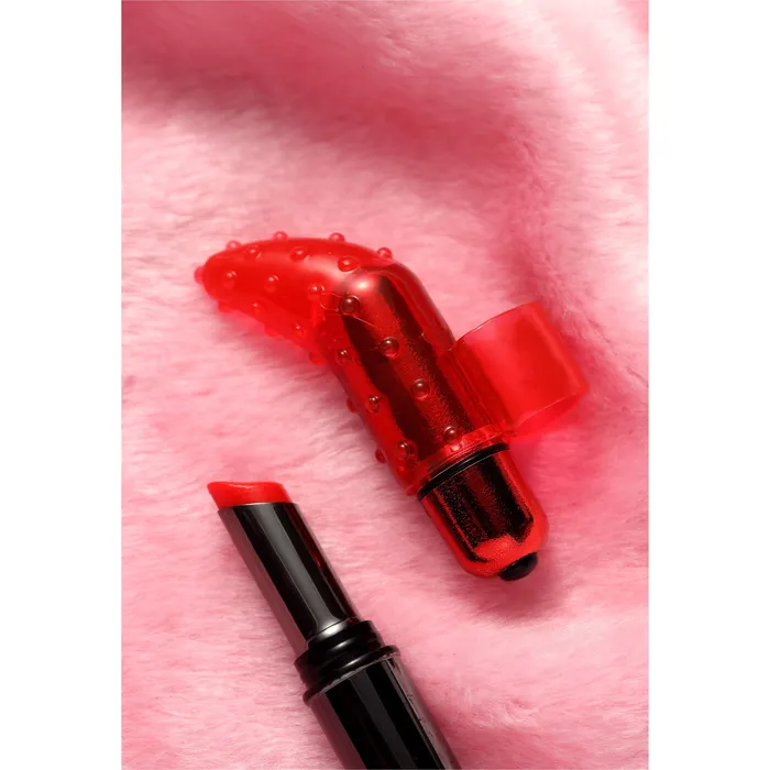 PowerBullet Frisky Finger Red PowerBullet Vibrators