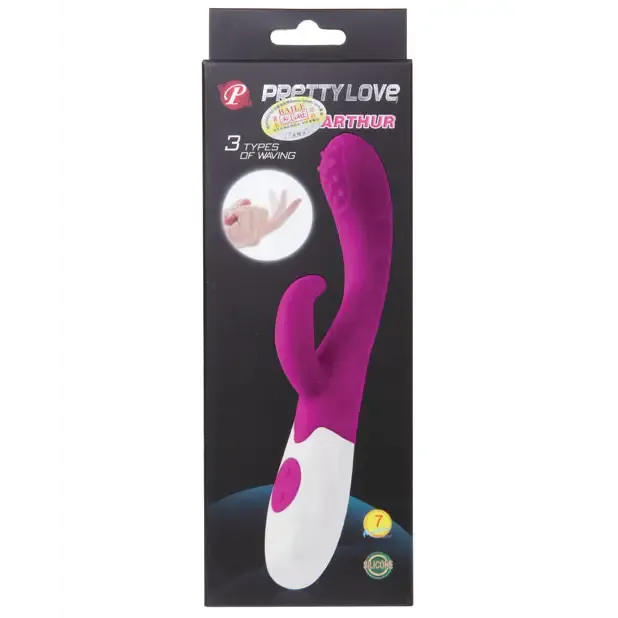 Pretty Love Arthur Rabbit Vibrator Silicone Purple Pretty Love Vibrators