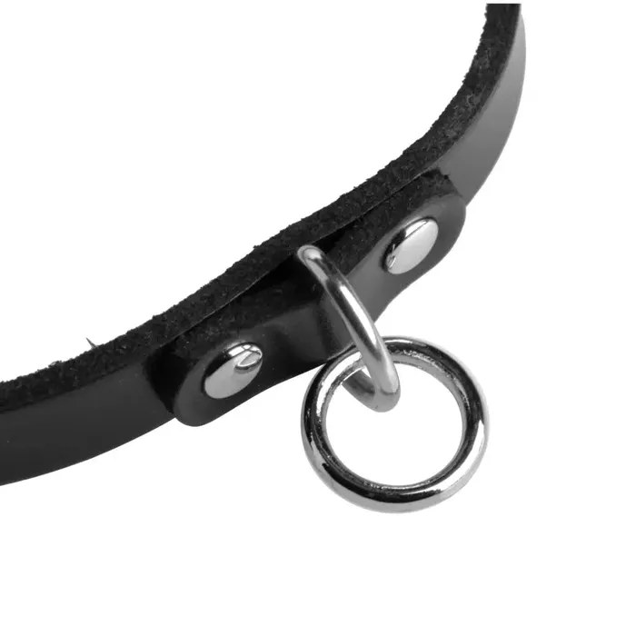 Restraints Strict Leather Unisex Leather Choker With