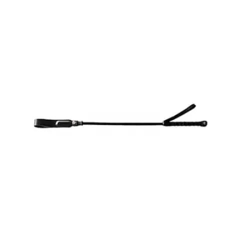 Rouge Anal Short Riding Crop Slim Tip 20 BLACK