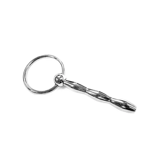 Rouge Male Sex Toys Rouge Stainless Steel Ribbed Urethral Probe