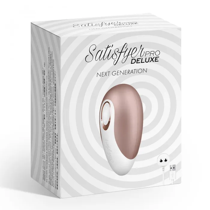 Satisfyer Vibrators Satisfyer Pro Deluxe Next Generation Vibrator Clitoral Sex Toy Raspberry Lube Satisfyer Vibrators Satisfyer Pro Deluxe Next Generation Vibrator Clitoral Sex Toy Raspberry Lube